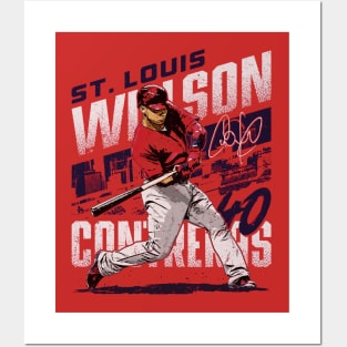 Willson Contreras St. Louis City Name Posters and Art